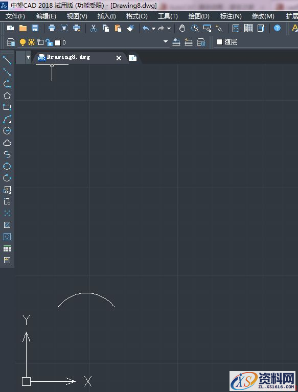 中望CAD绘制雨伞简图（图文教程）,用CAD绘制雨伞的详细教程,绘制,教程,第1张