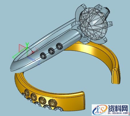 中望3D设计钻石对戒（对戒渲染）（图文教程）,image008.jpg,渲染,教程,第8张