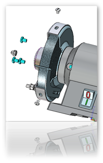 中望3D砂轮机通用机械建模设计（图文教程）,9.png,设计,零件,装配,渲染,第9张