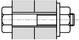中望CAD应用基础-(5)编辑对象（图文教程）第5章 区域填充,螺栓联接,填充,图案,边界,如图,第28张