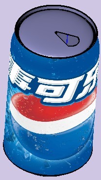 中望CAD教程:绘制可乐罐（图文教程）,用中望CAD/CAM绘制可乐罐,教程,绘制,CAD,第4张