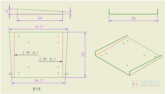 INVENTOR在钣金设计中如何作细节处理(图文教程),INVENTOR在钣金设计中如何作细节处理,图文,第5张