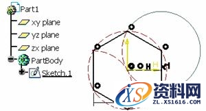 CATIA中关于拉伸的图文教程,CATIA拉伸教程,拉伸,教程,CATIA,第3张
