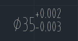 浩辰CAD2013之四十八:多种公差标注方法（图文教程）,浩辰CAD教程机械2013之六十五：多种公差标注方法之平台CAD标注,公差,标注,CAD2013,第1张
