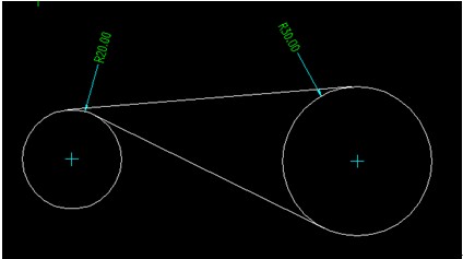浩辰教程机械2012：(53)公切线绘制（图文教程）,浩辰教程机械2012：(53)公切线绘制,教程,绘制,第4张