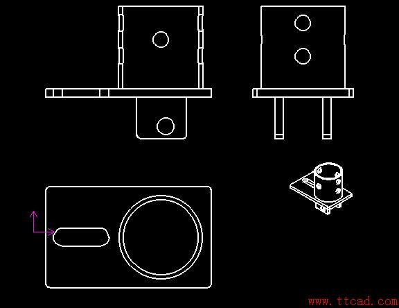建模时如何结合Pro/E软件和CAXA软件绘制连接件工程图,利用Pro/E软件和CAXA软件绘制连接件工程图(附图纸）,软件,建模,绘制,第3张