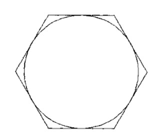 浩辰CAD2011机械_（28）螺母俯视图绘制（图文教程）,浩辰机械,俯视图,绘制,CAD2011,第2张