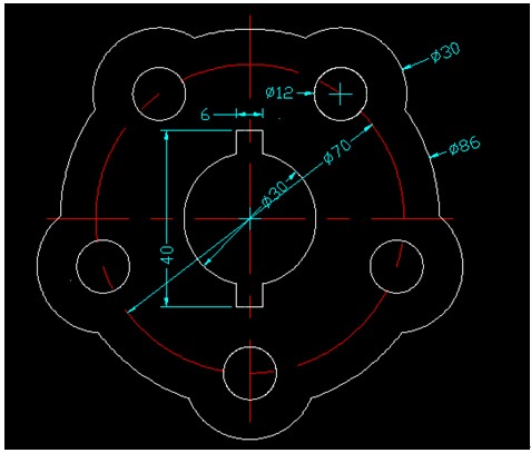 浩辰CAD2011机械_（8）平面图绘制（图文教程）,浩辰CAD2011机械_（8）平面图绘制,平面图,绘制,CAD2011,教程,第1张