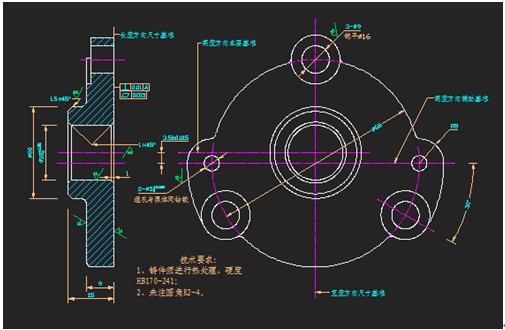 浩辰CAD211机械_（4）泵井盖绘制（图文教程）,浩辰CAD211机械_（4）泵井盖绘制,绘制,教程,第6张