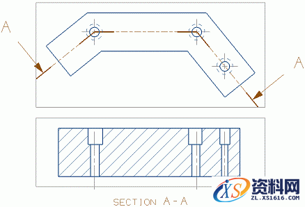 UG基础知识讲解-折叠剖视图的运用,UG基础-折叠剖视图(Folded_Section_View),剖视图,视图,对话框,第1张