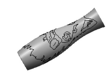 UG的等弧长投影曲线及其在表面图样铣削加工中的应用（图文教程） ...,UG的等弧长投影曲线及其在表面图样铣削加工中的应用,投影,曲线,第3张