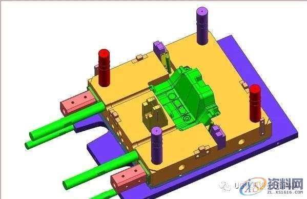 UG NX教程：变向行位的延迟抽芯结构设计模具大致结构,结构设计,模具,结构,第53张