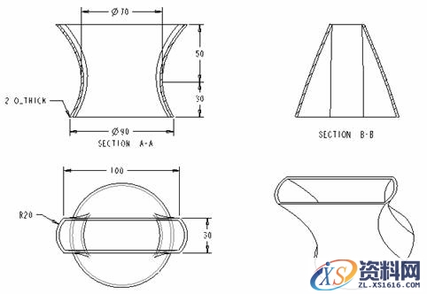 Pro/E基础综合习题（图文教程）,Pro/E基础综合习题,习题,基础,教程,第19张