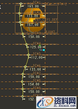 塑料模特Proe建模教程及三维文件下载（图文教程）,塑料模特Proe建模教程及三维文件下载,曲线,下图,平面,绘制,第9张