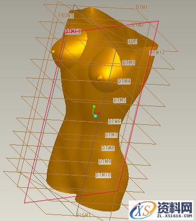 塑料模特Proe建模教程及三维文件下载（图文教程）,塑料模特Proe建模教程及三维文件下载,曲线,下图,平面,绘制,第29张