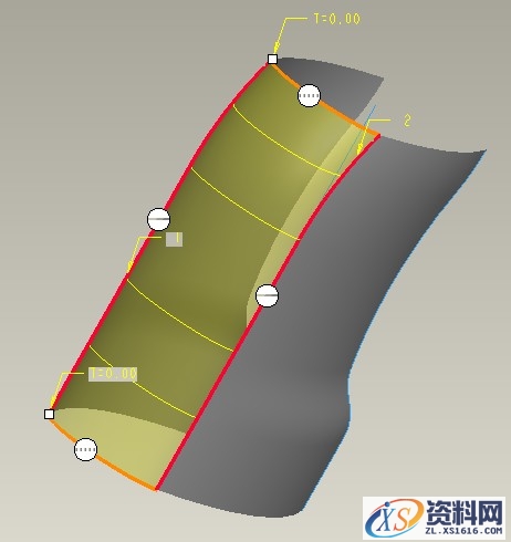 Pro/E塑料瓶设计实例（图文教程）,Pro/E塑料瓶设计实例,曲面,曲线,边界线,相切,第10张