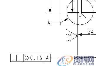 ProE工程图教程-缸筒体工程图创建案例,公差,如图,视图,基准,对话框,第19张