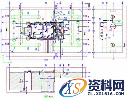 模具制图的标注经验（图文教程）,模具制图的标注经验,标注,螺丝,主视图,第10张