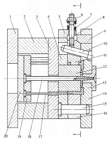 塑料模具设计教程_4-2注射模具的典型结构（图文教程）,塑料模具设计教程_4-2注射模具的典型结构,塑料模具,模具,第5张