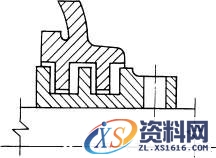 迷宫式密封的特征画法和规定画法(GB/T4459.6—1996)（图文教程） ...,迷宫式密封的特征画法和规定画法(GB/T4459.6—1996),画法,第2张