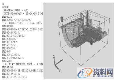 模具设计制造——CAD/CAM技术的阀块熔模模具设计,下模刀路轨迹,模具设计,模具,技术,第15张