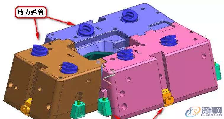 塑胶模具设计——模具分享前模“弹滑块”的做法参考,模具设计,塑胶,模具,参考,第4张