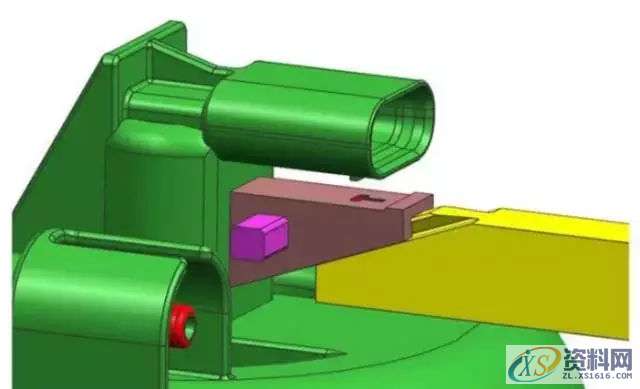 经典塑胶模具结构设计之滑块里面出滑块,结构设计,经典,第4张