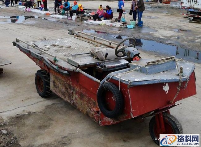 小学文化渔民发明海陆两栖三轮摩托车（图文教程）,小学文化渔民发明海陆两栖三轮摩托车,两栖,第1张