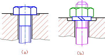 机械制图-6.7 装配结构的合理性简介（图文教程）,机械制图-6.7_装配结构的合理性简介,结构,如图,画法,装配,第8张
