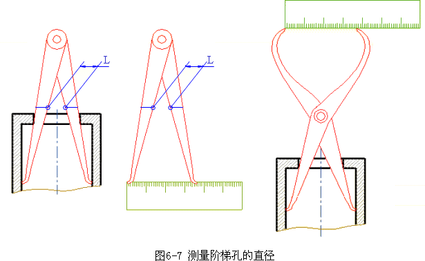 机械制图-5.3 零件上尺寸的测量（图文教程）,机械制图-5.3_零件上尺寸的测量,如图,零件,尺寸,第6张