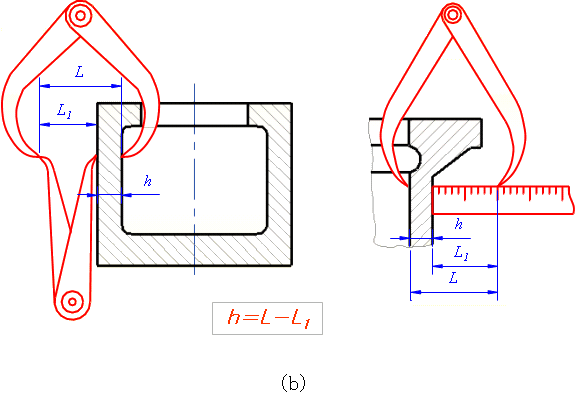 机械制图-5.3 零件上尺寸的测量（图文教程）,机械制图-5.3_零件上尺寸的测量,如图,零件,尺寸,第5张