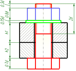 机械制图-1.2、螺纹紧固件（图文教程）,机械制图-1.2、螺纹紧固件,螺纹,制图,教程,第23张