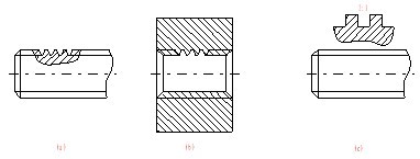 机械制图（七）产品的零件图、装配图（图文教程）,机械制图（七）产品的零件图、装配图,螺纹,零件,画法,如图,图中,第11张
