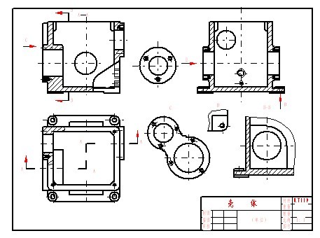 机械制图（七）产品的零件图、装配图（图文教程）,机械制图（七）产品的零件图、装配图,螺纹,零件,画法,如图,图中,第16张