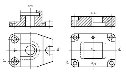 七、机件表达方法|AutoCAD机械制图教程（图文教程）,七、机件表达方法|AutoCAD机械制图教程,剖视图,视图,画法,机件,第17张
