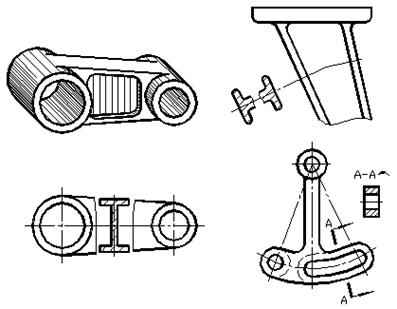 七、机件表达方法|AutoCAD机械制图教程（图文教程）,七、机件表达方法|AutoCAD机械制图教程,剖视图,视图,画法,机件,第25张