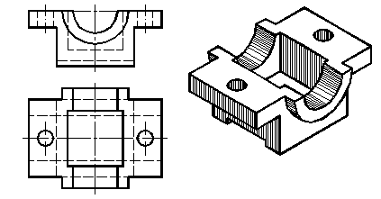 七、机件表达方法|AutoCAD机械制图教程（图文教程）,七、机件表达方法|AutoCAD机械制图教程,剖视图,视图,画法,机件,第8张