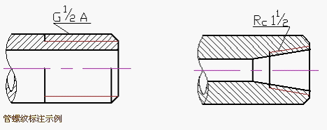 机械制图螺纹画法（图文教程）,机械制图螺纹画法,画法,螺纹,制图,教程,第7张