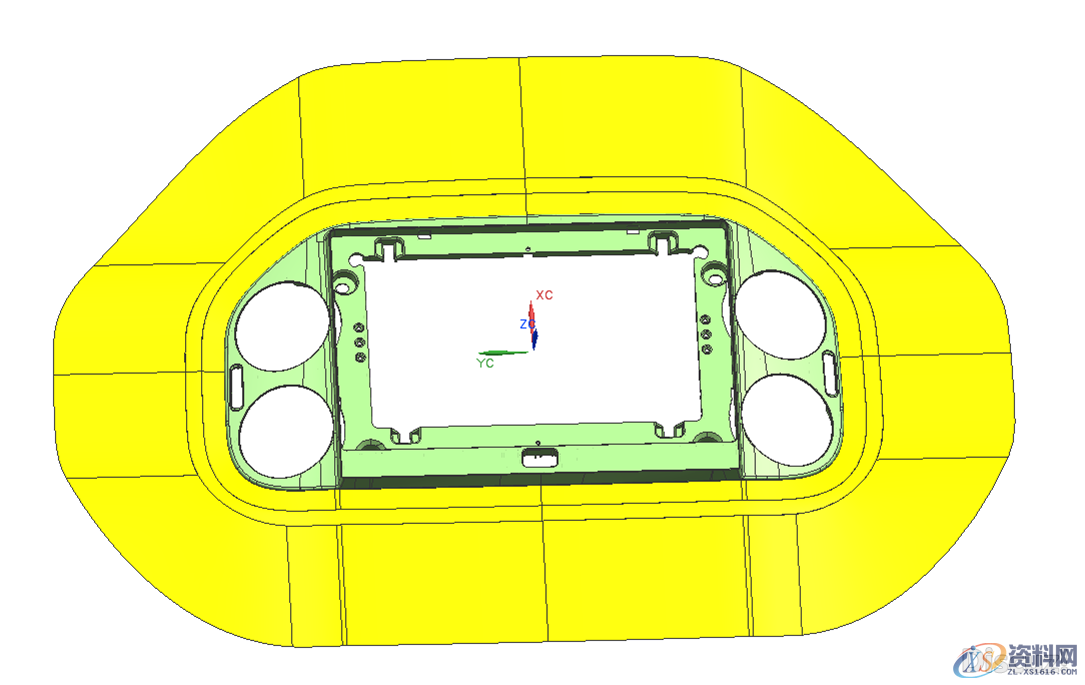 在UG中塑胶汽车模复杂曲面分型面的创建技巧,分型,曲面,塑胶,第10张