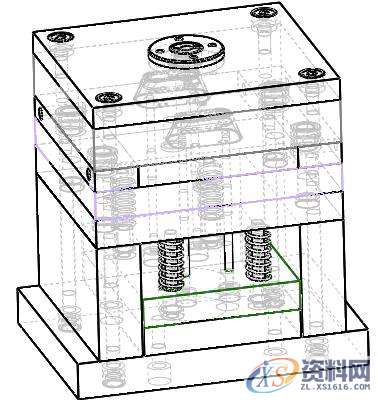 机械结构设计手电筒盖头注塑模具设计,模具设计,结构设计,注塑,第3张