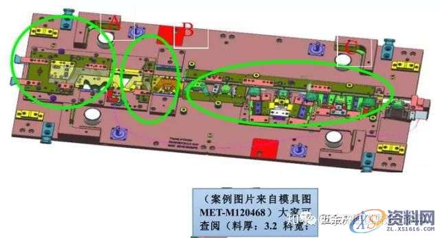 五金模具设计：五金汽车钢板连续模结构设计抬料脱料标准,模具设计,结构设计,第8张