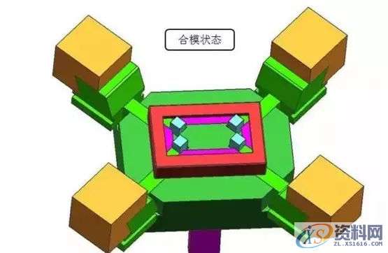 模具四周都有倒扣，做斜顶还是做滑块？,模具,第5张