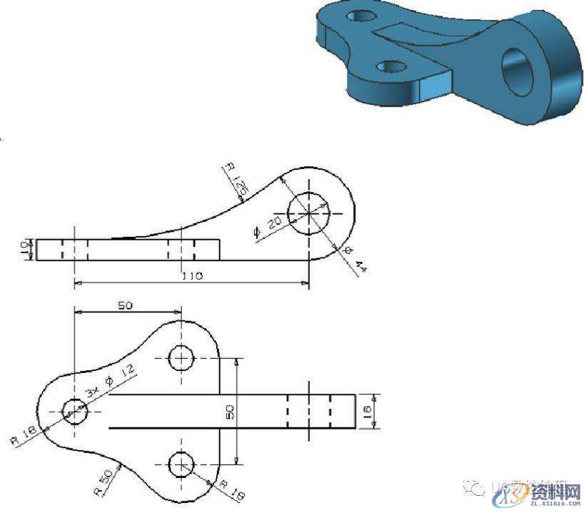 CNC数控编程——UG编程画图建模图纸分享，收藏后再也不用担心没有练习图啦！ ...,画图,建模,图纸,数控,第24张