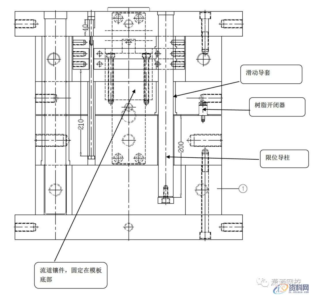 塑胶模具设计:倒装模显示器底座的细水口设计总结，满满干货！ ...,水口,模具设计,第4张