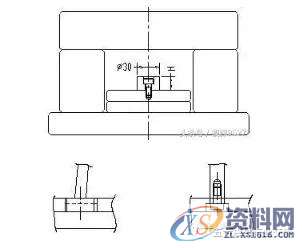 塑胶模具设计中的行位设计原理,弹弓,如图,限位,1.1,采用,第16张
