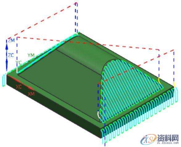 UG编程固定轴曲面轮廓铣区域工序子类型的使用方法,曲面,第6张