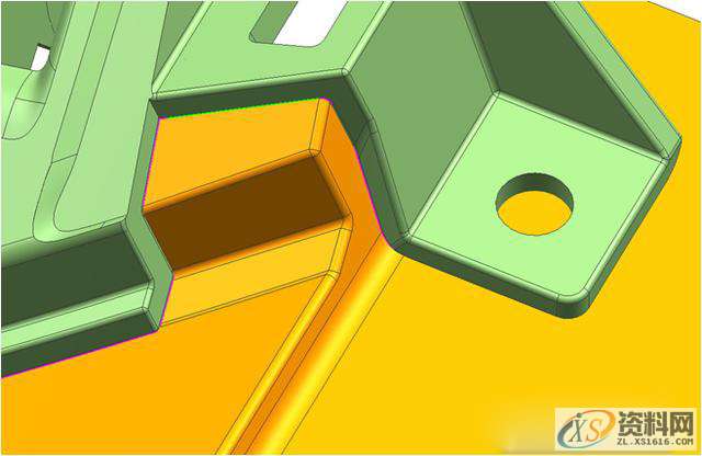 UG模具设计：高低落差位大的产品如何分模,实体,设计培训,拉伸,分型,第12张