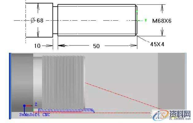 数控车床铣床编程方法及加工实例分享！,工件,加工,第6张