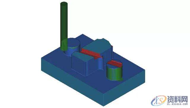 告诉你数控编程中常遇到的问题及解决方法五、多余的加工多余的加工是指对于刀具加工不到的地方或电火花加工的部位进行加工，它多发生在精加工或半精加工。有些模具的重要部位或者普通数控加工不能加工的部位都需要进行电火花加工，所以在开粗或半精加工完成后，这些部位就无须再使用刀具进行精加工，否则就是浪费时间或者造成过切。如下面所示的模具部位就无须进行精加工。(1)无须进行精加工的部位六、空刀过多空刀是指刀具在加工时没有切削到工件，当空刀过多时则浪费时间。产生空刀的原因多是加工方式选择不当、加工参数设置不当、已,加工,精加工,设置,第7张