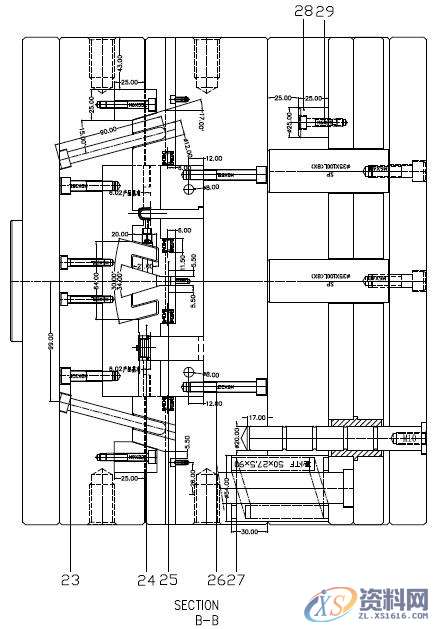 塑胶模具设计之四面抽芯多型腔的设计要点,型腔,模具设计,要点,塑胶,第4张